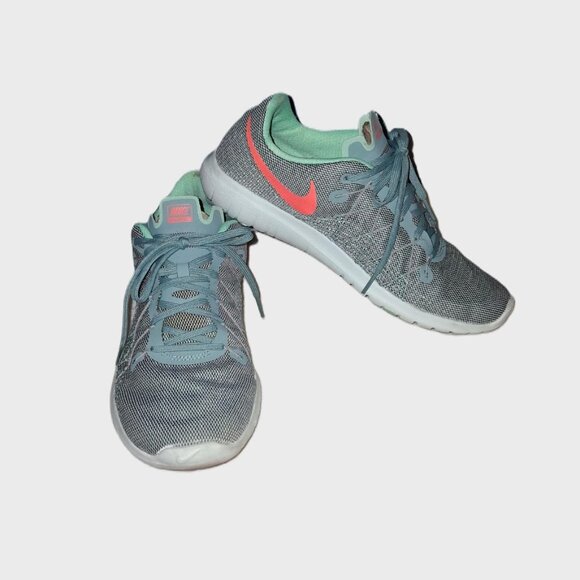 Nike Flex Fury 2 Women’s Running Shoes | Grey/Coral | Size 8.5 | Good Condition - Picture 4 of 11